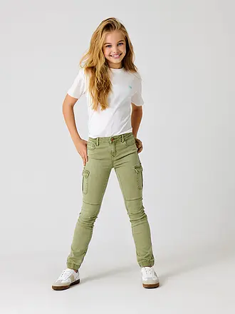 ONLY | Pantalon cargo pour fille KOGMISSOURI | olive